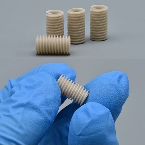 AlN ceramic threaded tube