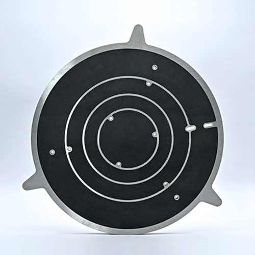 Multi-zone ceramic suction cup - compatible with wafer