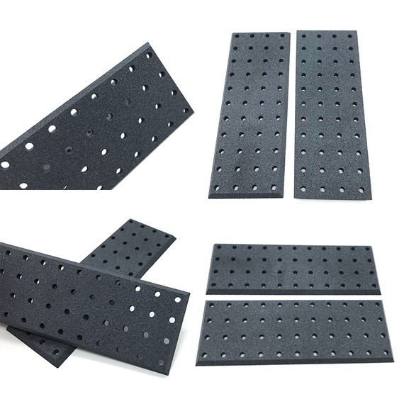 Ultra-hard microporous ceramic plate