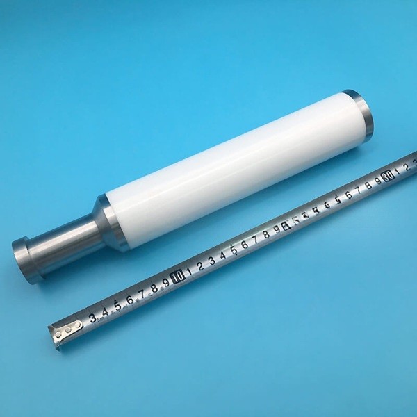 Stainless steel zirconia plunger
