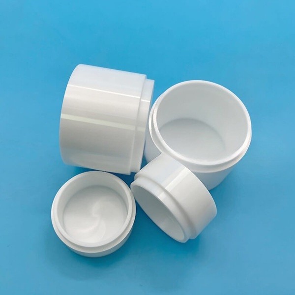 Zirconia ceramic crucible with lid
